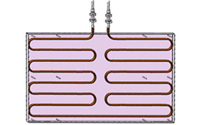 Cryo Coil with Plate Brazed